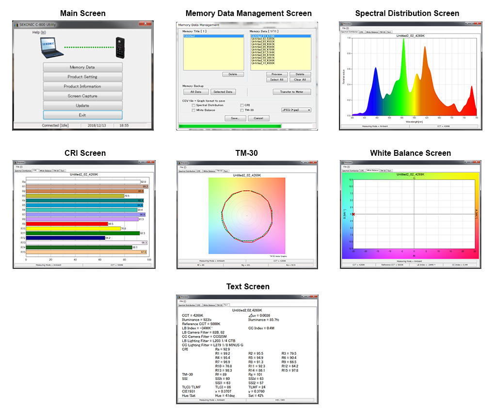 Color Utility Screens